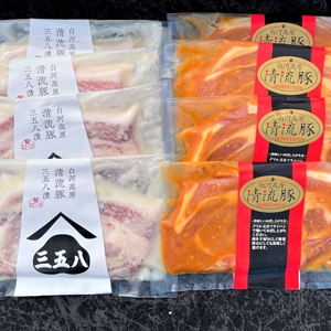 「白河高原清流豚」紅白漬け詰合せ
