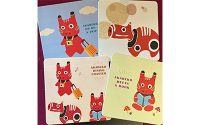 赤べこコースター