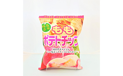 福島県産ももポテトチップ